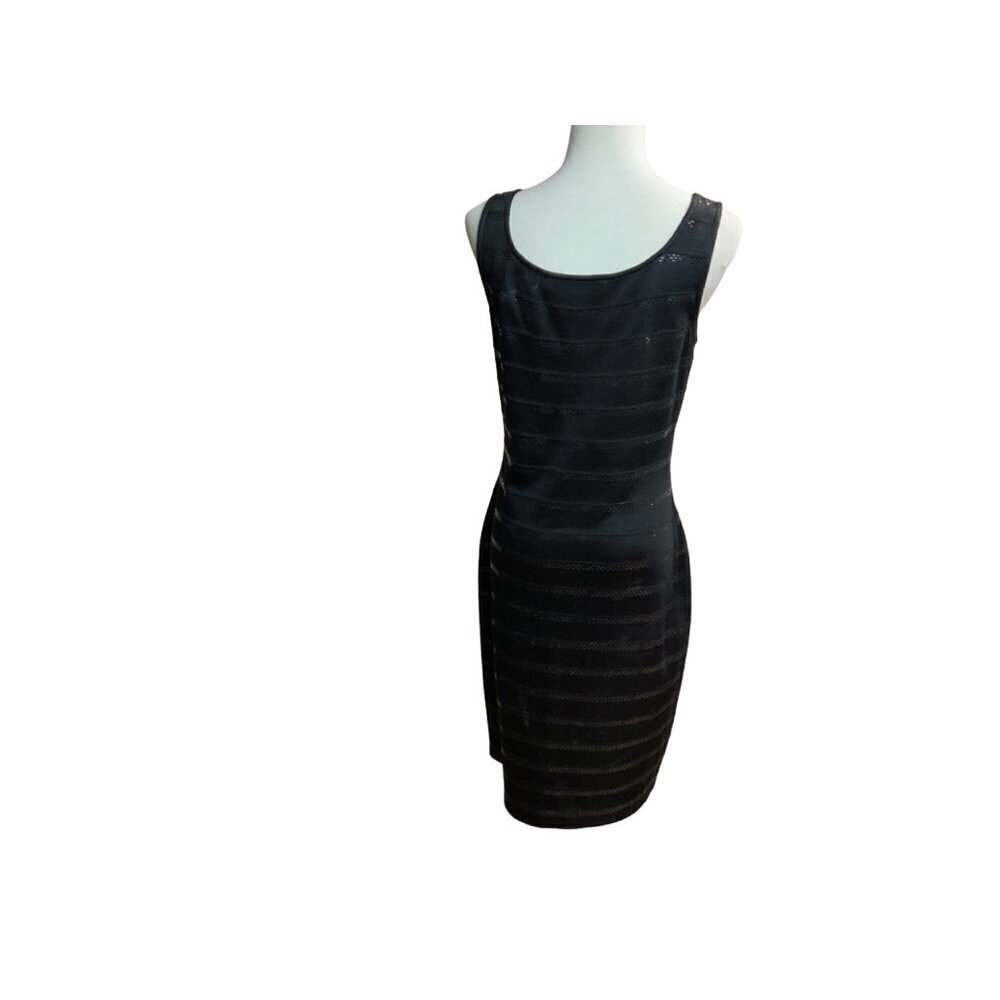 St John Black Lightly Beaded Beautiful Dress. Size 6